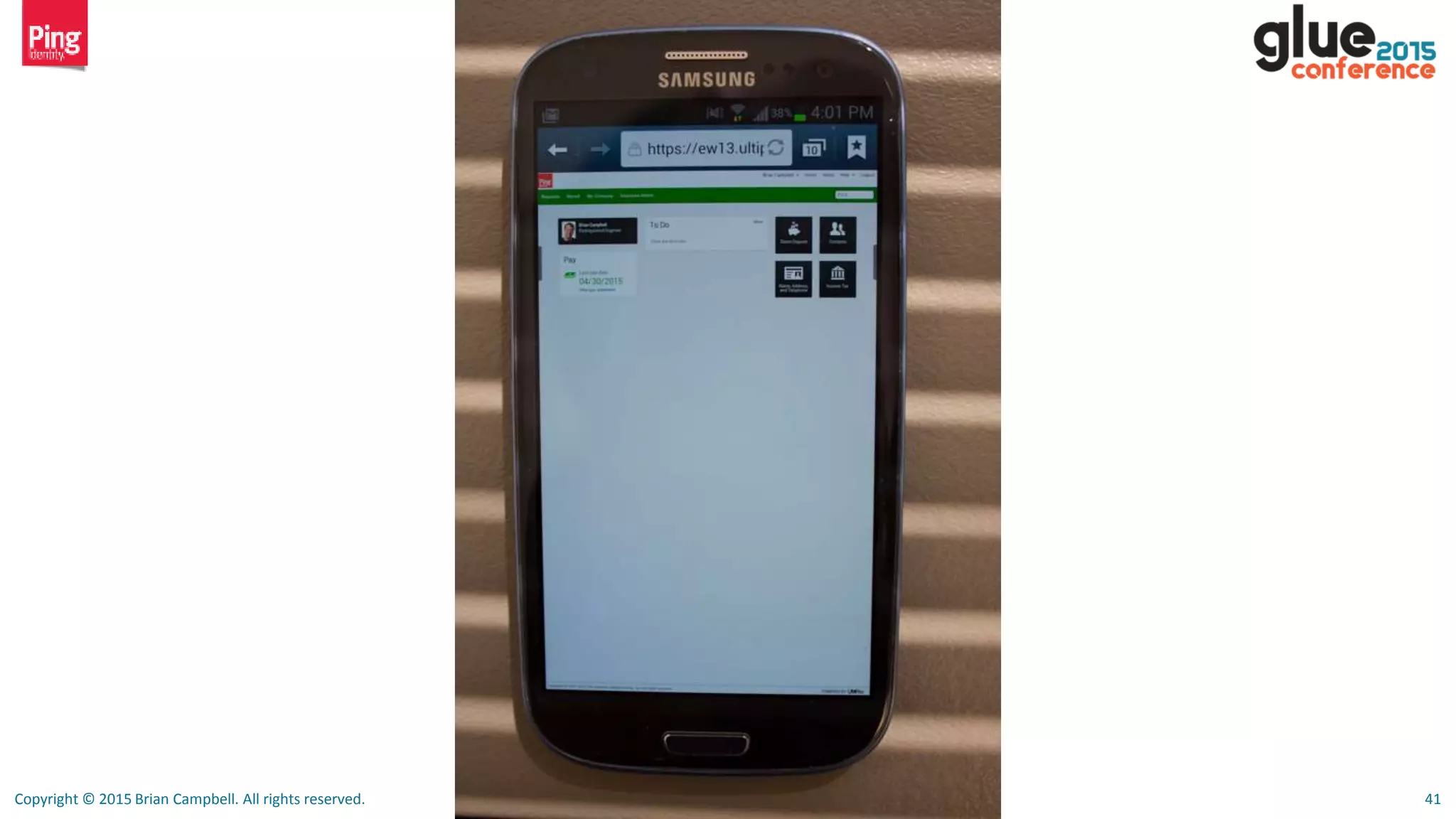 Copyright © 2015 Brian Campbell. All rights reserved. 41
 