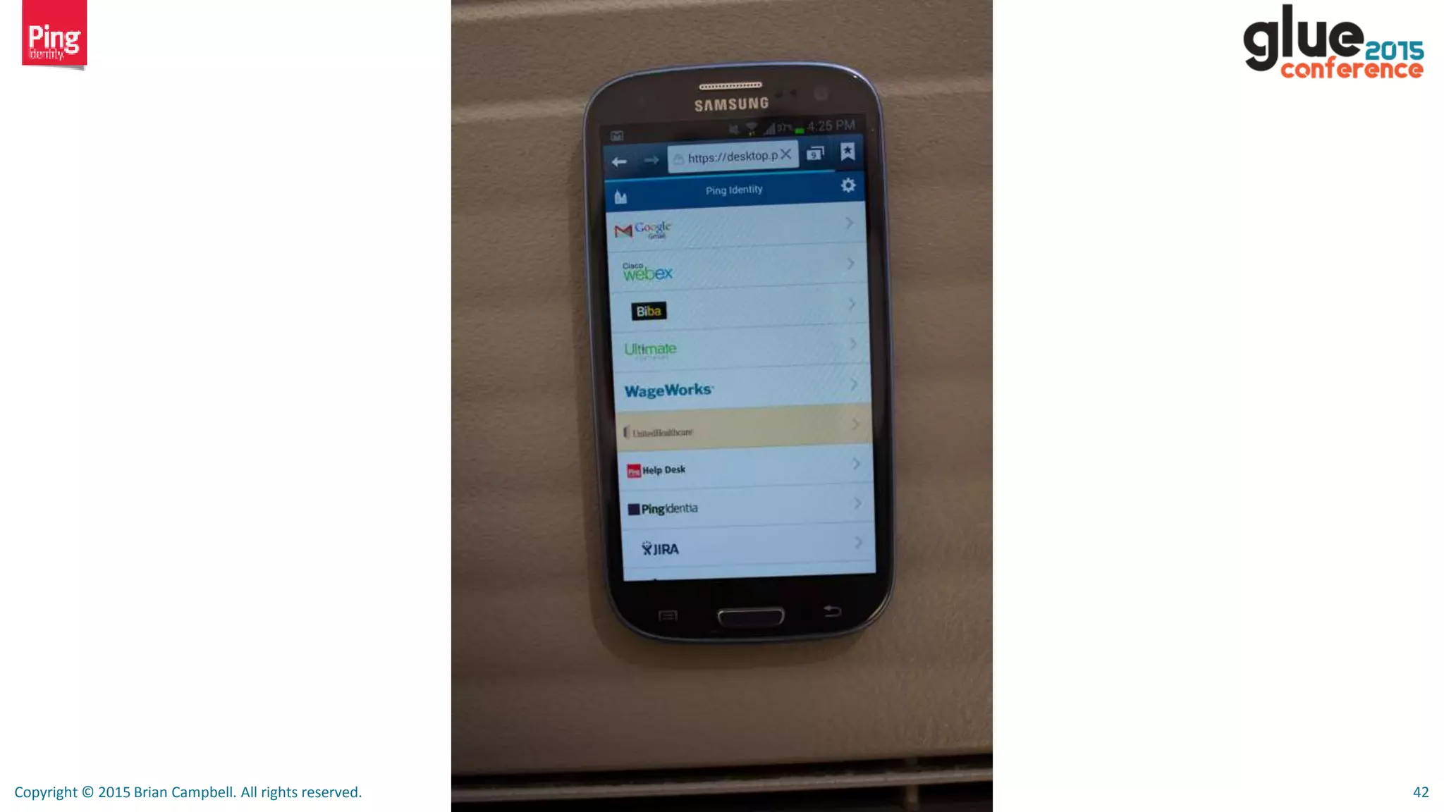 Copyright © 2015 Brian Campbell. All rights reserved. 42
 