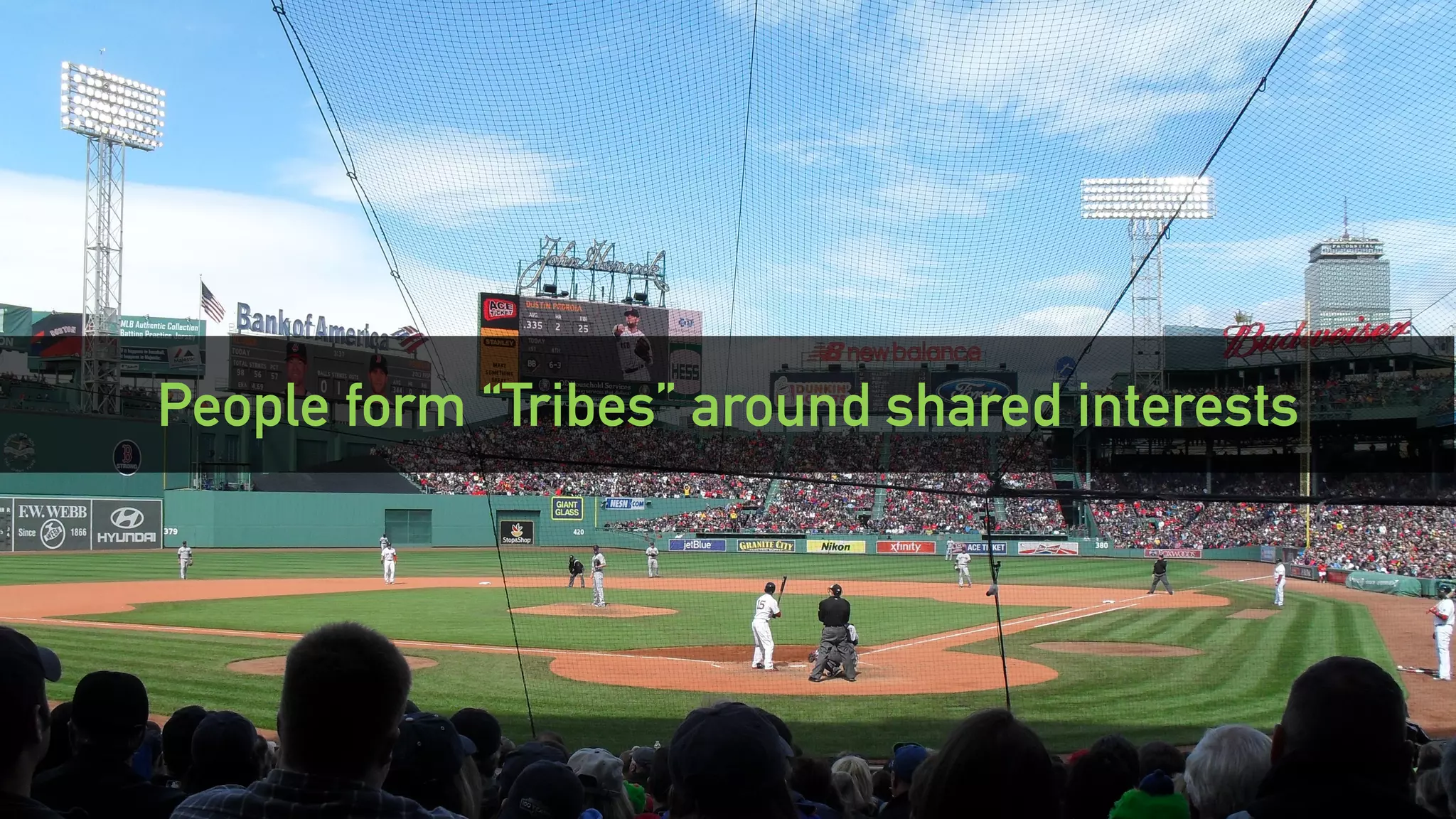 @clairegiordano
People form “Tribes” around shared interests
 
