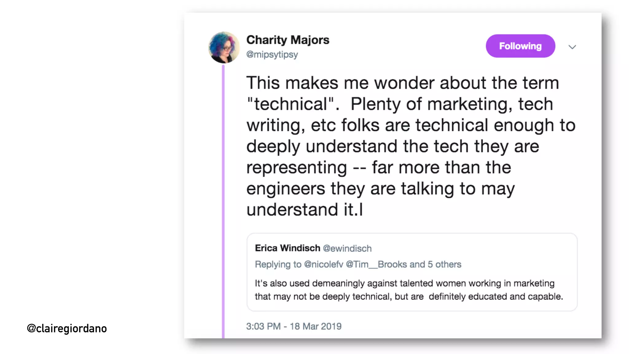 @clairegiordano
@clairegiordano
 