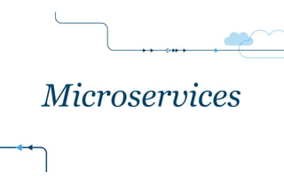A Microservice Definition
!
Loosely coupled service oriented
architecture with bounded contexts
 