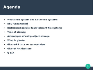 GlusterFS as a DFS | PPT