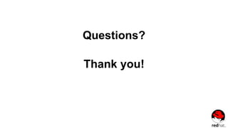 Questions?
Thank you!
 