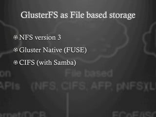 GlusterFS As an Object Storage | PDF