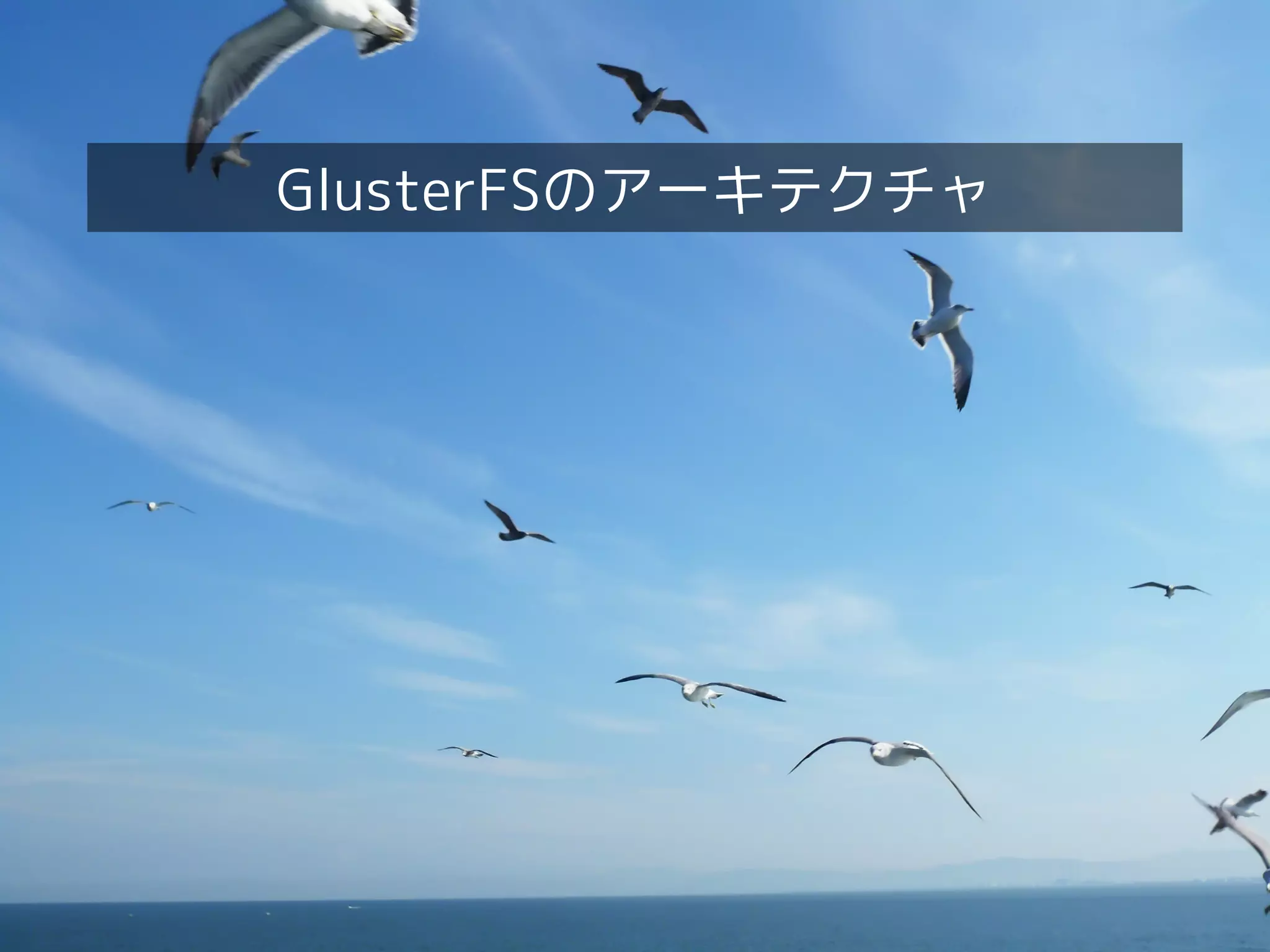 GlusterFSのアーキテクチャ
 