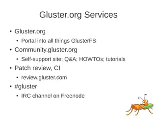 The Future of GlusterFS and Gluster.org