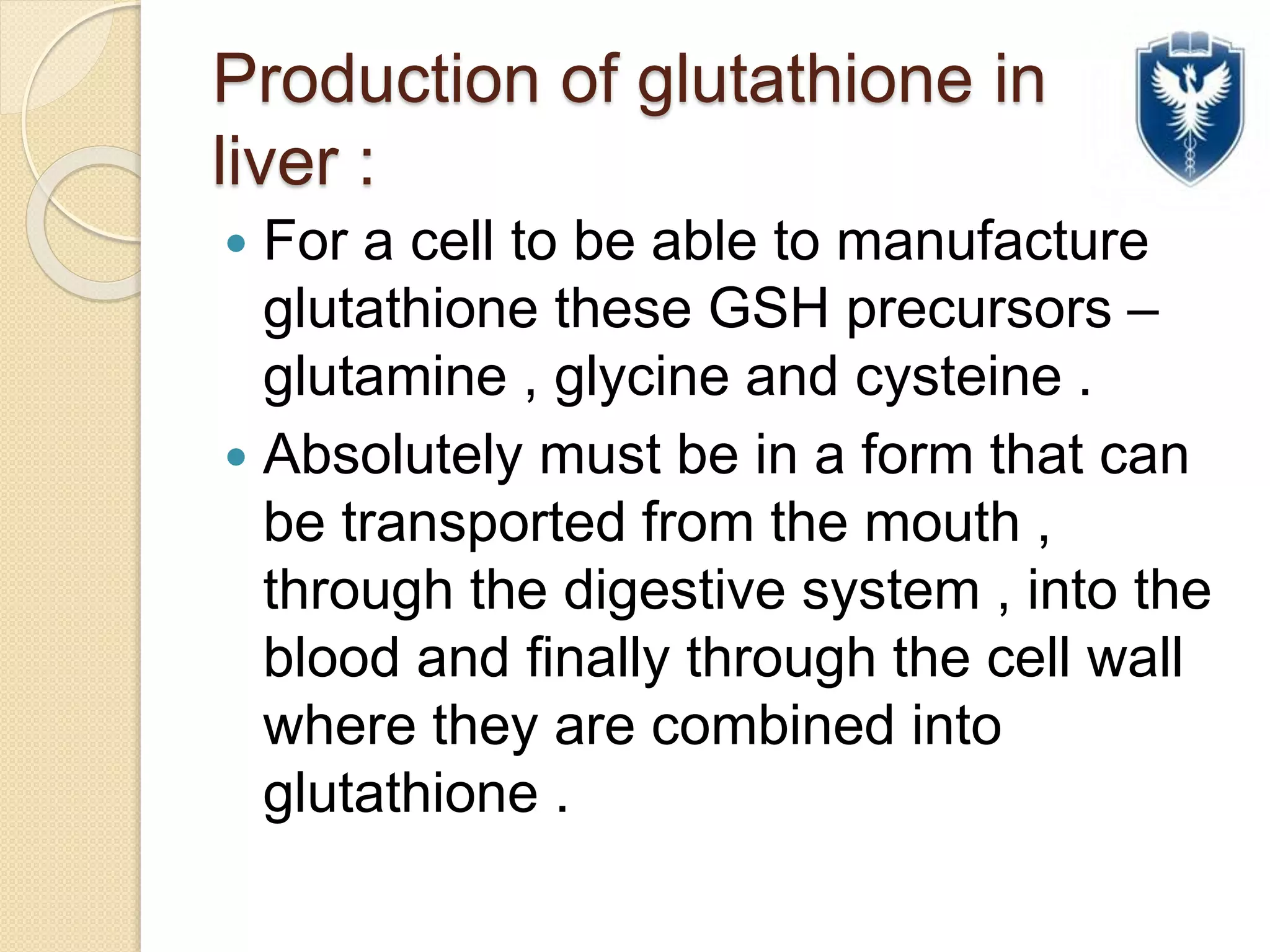 glutathione mechanism of action ppt (1).pptx Blink Gluta Maxx