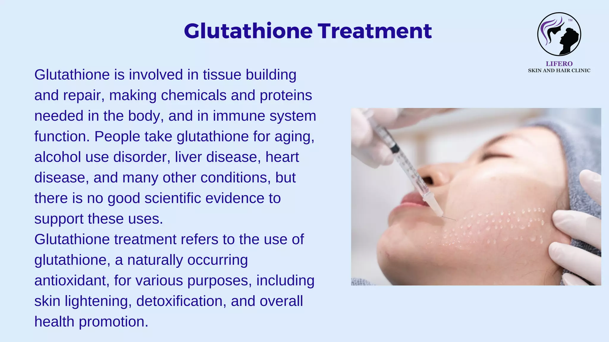 glutathione is used for Glutathione Treatment .pdf