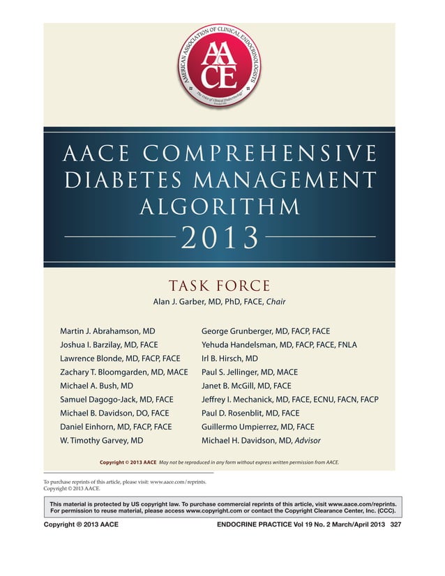 American Association of Clinical Endocrinologists’ Comprehensive ...