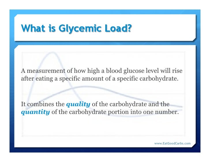 Glycemic Index vs. Glycemic Load What's the Difference? Johanna Bu…