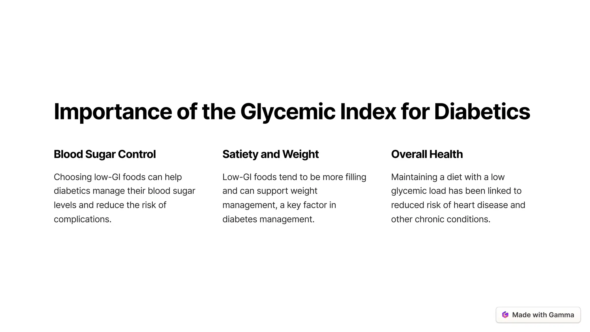 Glycemic Index and Diabetes Management - Dr Mayank Somani.pdf
