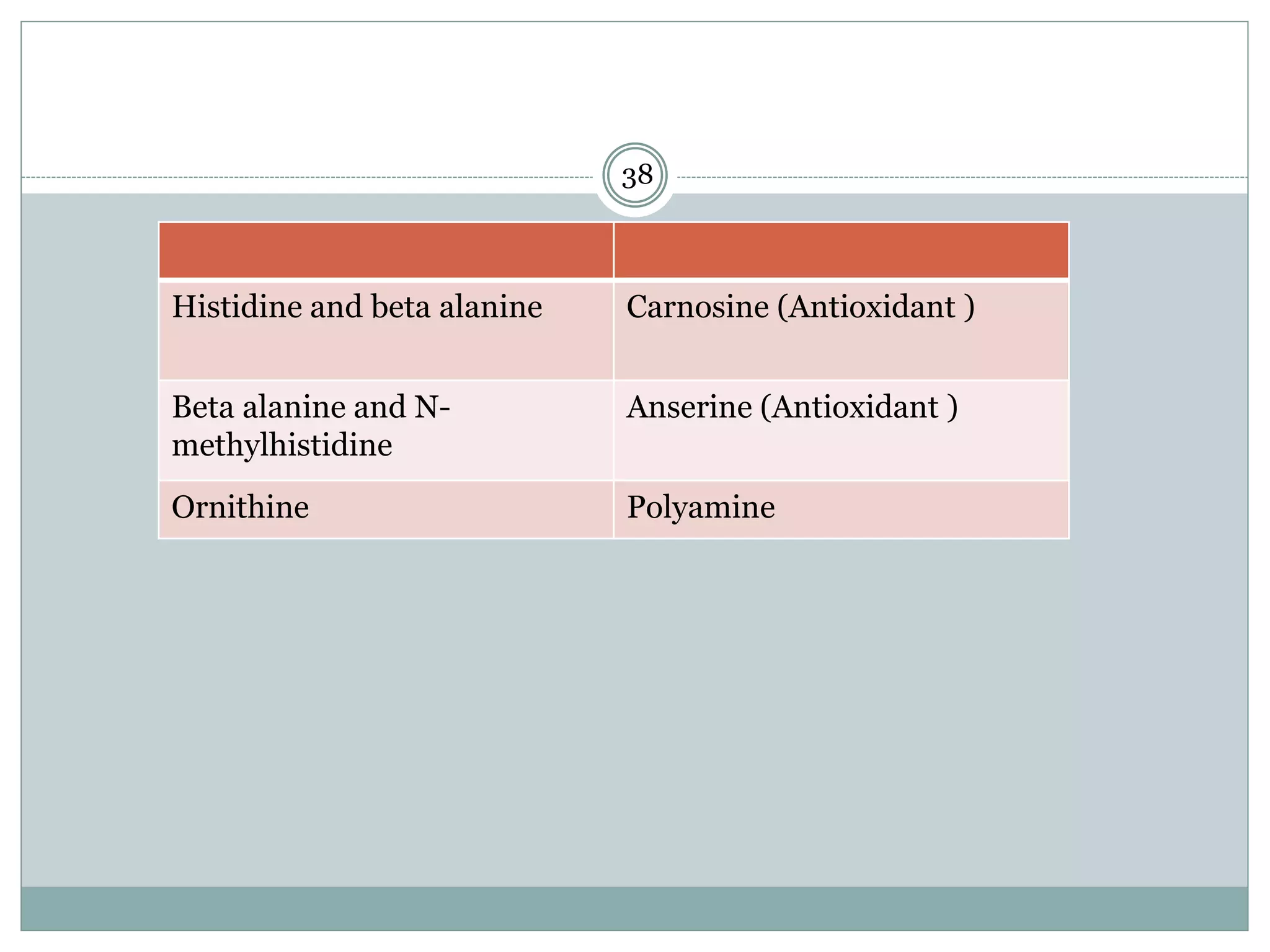 Glycine metabolism and specialised products of amino acids | PPTX