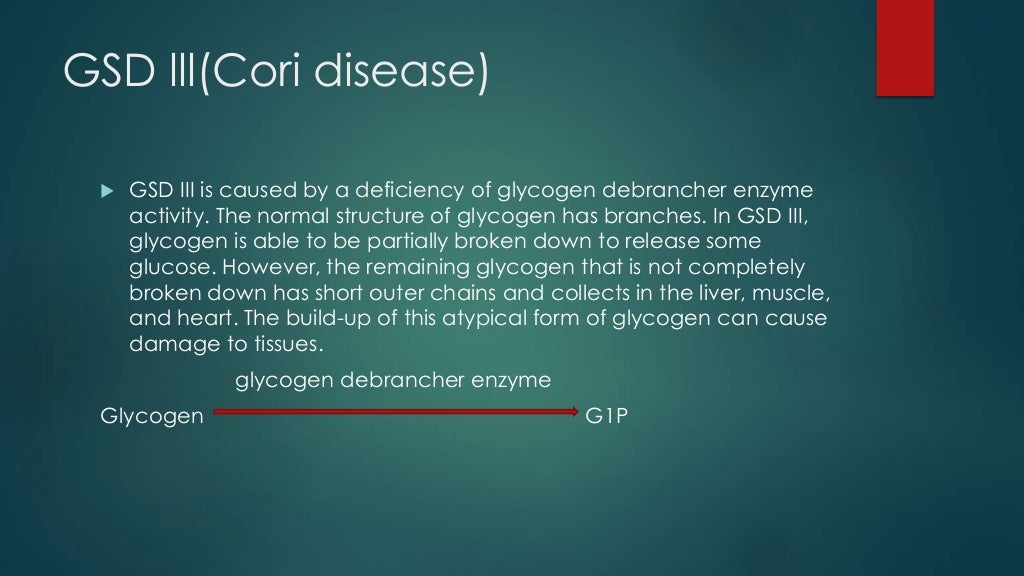 Glycogen storage diseases
