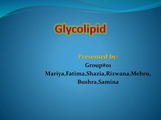 Presented by: 
Group#01 
Mariya,Fatima,Shazia,Rizwana,Mehru, 
Bushra,Samina 
 