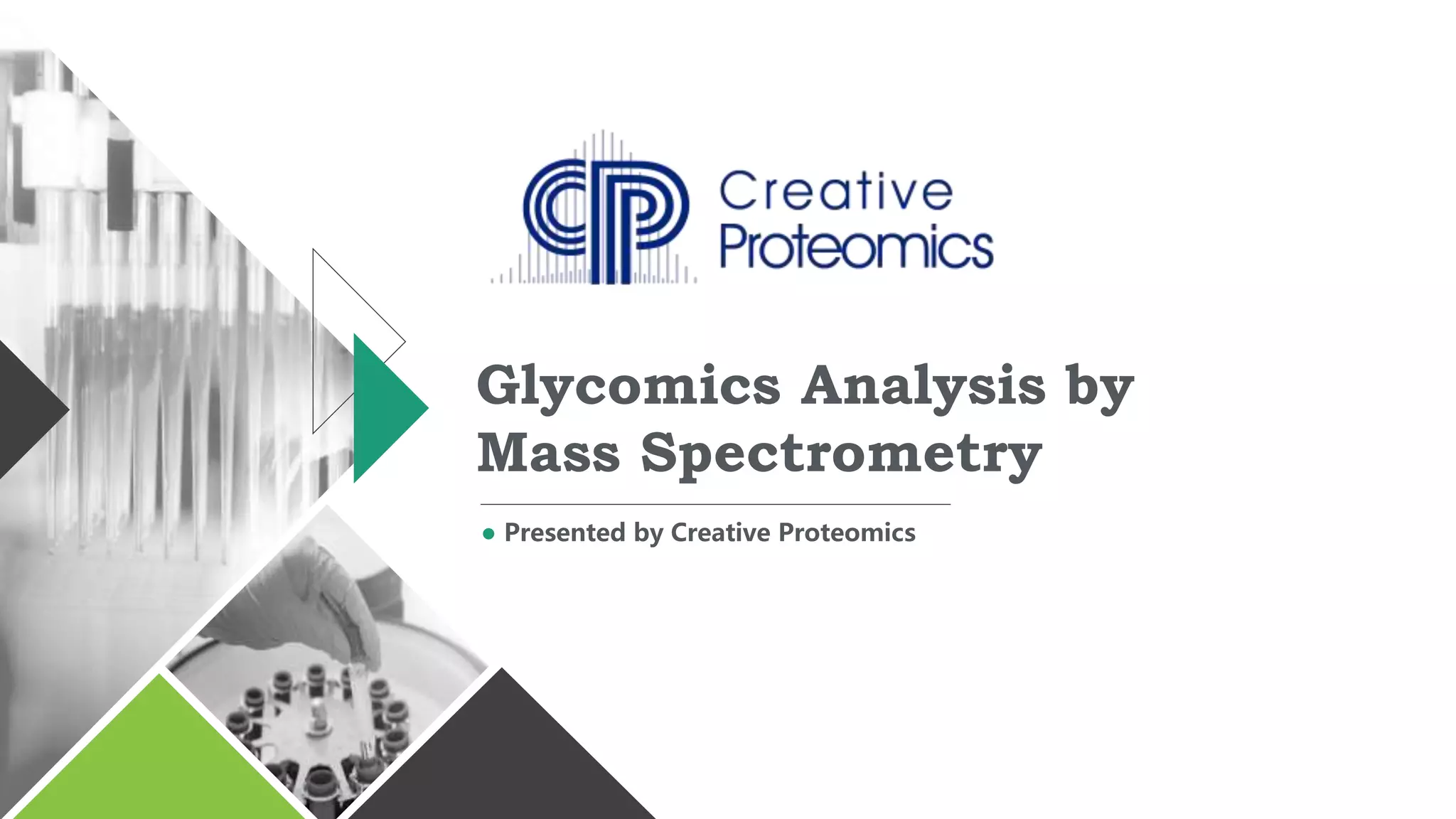 Analysis by Mass Spectrometry PPT