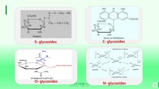 BEST FOR You
O R G A N I C S C O M P A N Y
11
S- glycosides
N- glycosidesO- glycosides
C- glycosides
 