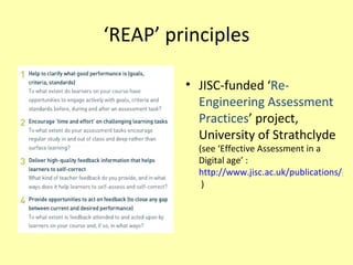 Some Digital Options for assessment and feedback | PPT