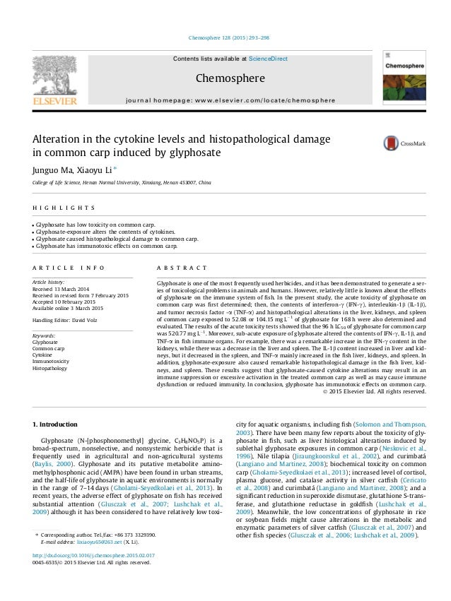 Glyphosate Essays