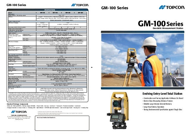 Gm 102 topbasic || Total Station Topcon GM 102 Reflectorles