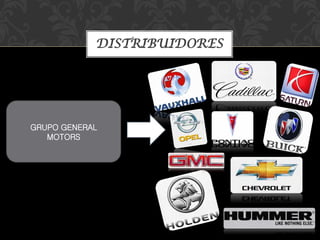 DISTRIBUIDORES
GRUPO GENERAL
MOTORS
 