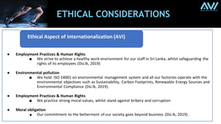 ETHICAL CONSIDERATIONS
● Employment Practices & Human Rights
■ We strive to achieve a healthy work environment for our sta...