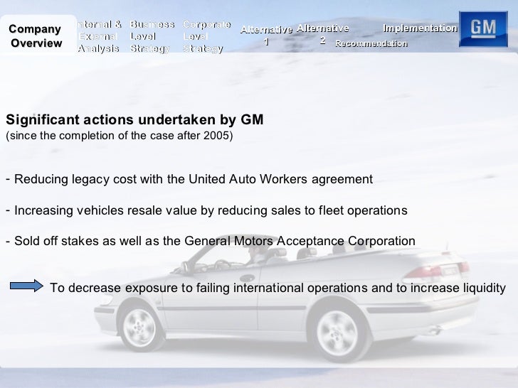 General motors case study