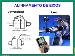 IFCE - 2017
Cícero
Moura
ALINHAMENTO DE EIXOS
Convencional Laser
 