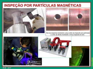 IFCE - 2017
Cícero
Moura
INSPEÇÃO POR PARTÍCULAS MAGNÉTICAS
 