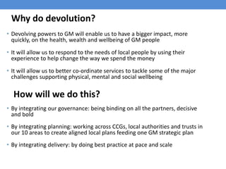 Health and Social Care Devolution in Greater Manchester | PDF