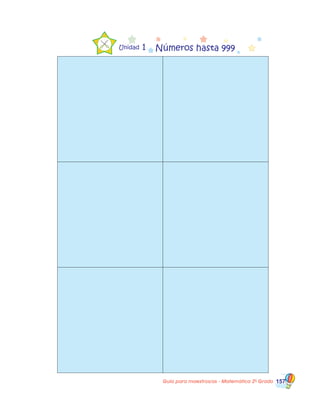 Guía para maestros/as - Matemática 20
Grado 157
 