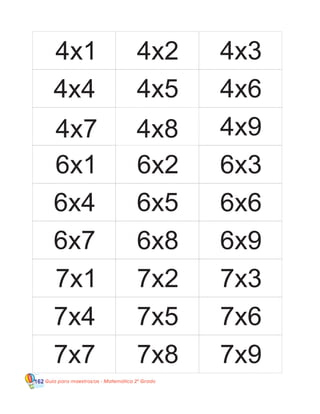 162 Guía para maestros/as - Matemática 20
Grado
 