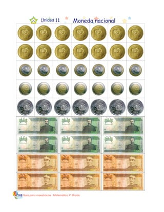 168 Guía para maestros/as - Matemática 20
Grado
Moneda nacional
 