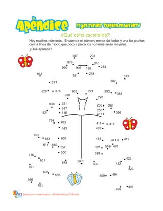 172 Guía para maestros/as - Matemática 20
Grado
 