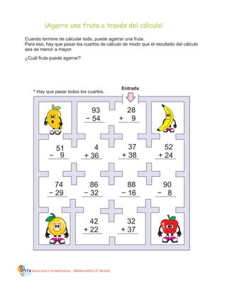 174 Guía para maestros/as - Matemática 20
Grado
 