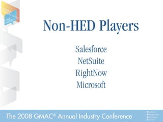 GMAC Annual Conference 2008