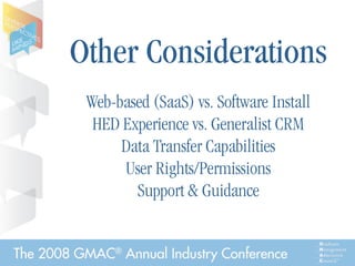GMAC Annual Conference 2008