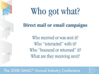 GMAC Annual Conference 2008