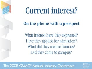 GMAC Annual Conference 2008