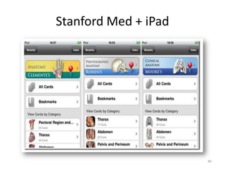 Stanford Med + iPad40