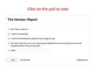 Click on the poll to vote