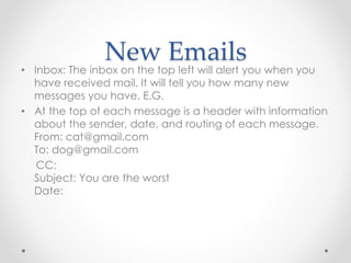 Gmail introduction | PPTX