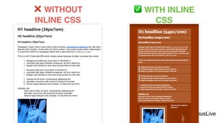 litmus ®
#LitmusLive
WENEED(ED)INLINESTYLES
BECAUSEGMAIL...
 
