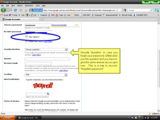 How to create a new email account using GMail