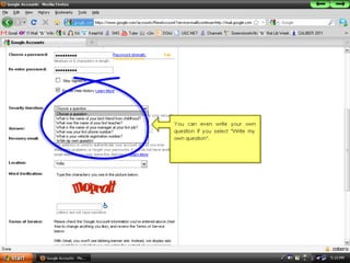 How to create a new email account using GMail
