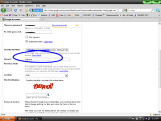 How to create a new email account using GMail
