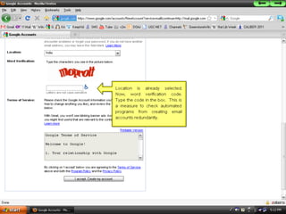 How to create a new email account using GMail