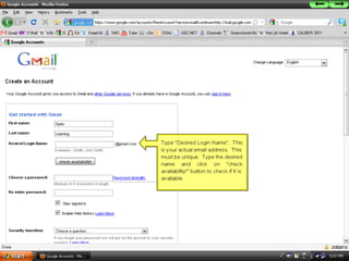 How to create a new email account using GMail