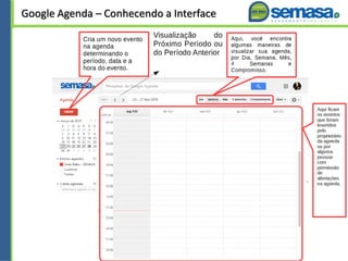 Google Agenda – Conhecendo a Interface
 