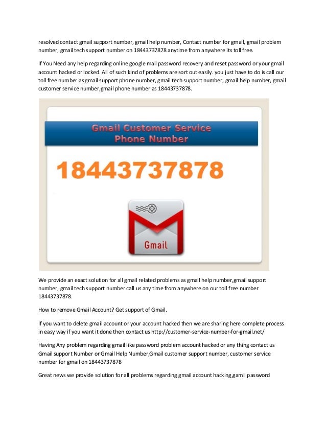 100 Gmail Help Desk Phone Number Customer Support Number