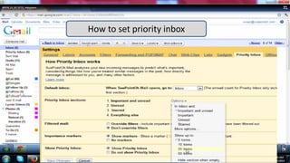 How to set priority inbox
 